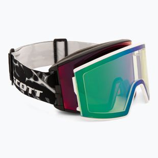 Ski goggles SCOTT React Light Sensitive granite black/white/amp red chrome
