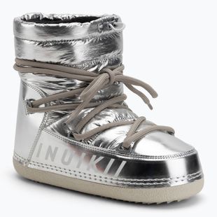 Women's snow boots INUIKII Mountain Metallic silver