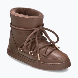 Women's snow boots INUIKII Full Leather dark brown