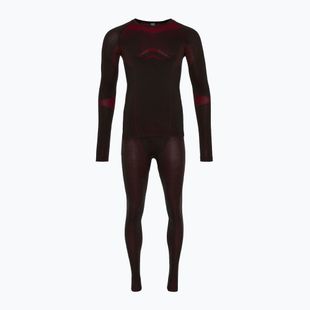 Men's thermal underwear set ODLO Fundamentals Performance Warm black/ graphite grey