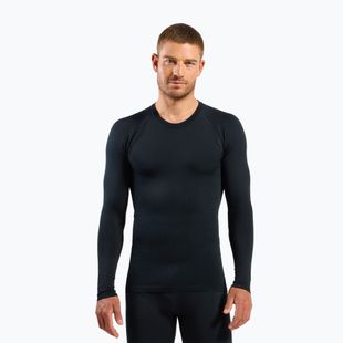 Men's thermal sweatshirt ODLO Performance Warm Bl Top Crew Neck black