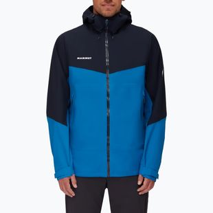 Mammut Convey Tour HS men's hardshell jacket blue and navy
