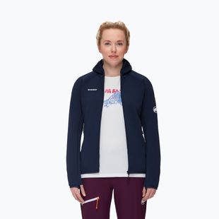 Women's trekking sweatshirt Mammut Aconcagua ML Hooded Jacket Women marine
