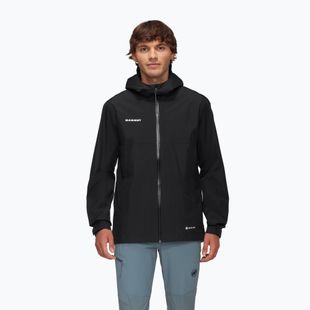 Men's rain jacket Mammut Treeline HS Hooded black