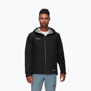 Men's rain jacket Mammut Crater Light HS Hooded Jacket Men black