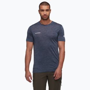 Mammut Tree Wool FL men's trekking t-shirt marine melange