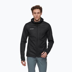 Men's softshell jacket Mammut Ultimate VIII Softshell Hooded black