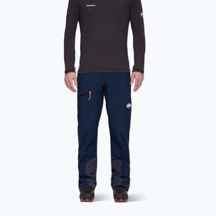 Men's softshell trousers Mammut Taiss Guide marine