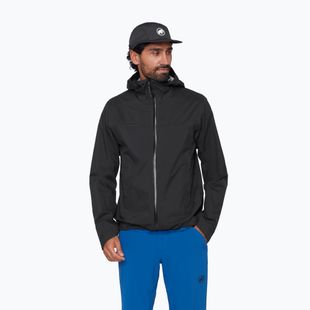 Men's wind jacket Mammut Ducan HS Hooded black