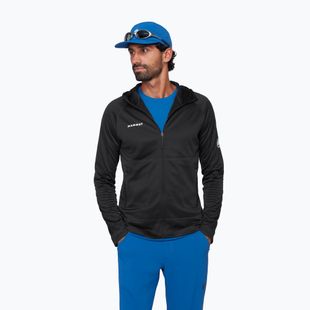 Men's trekking sweatshirt Mammut Crag ML Hooded black