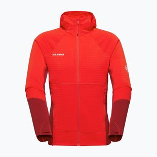 Men's sweatshirt Mammut Taiss ML Hooded mammut red/dark mammut
