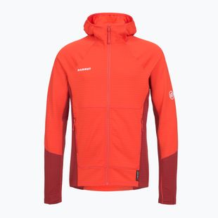Men's sweatshirt Mammut Taiss ML Hooded mammut red/dark mammut