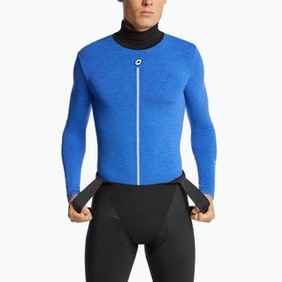 Men's ASSOS Ultraz Winter Skin Layer P1 cycling longsleeve calypso blu