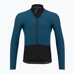 Men's cycling longsleeve ASSOS Equipe R S11 Spring Fall petrol blue