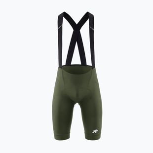 Men's cycling shorts ASSOS Mille GT S11 Bib Shorts moss green