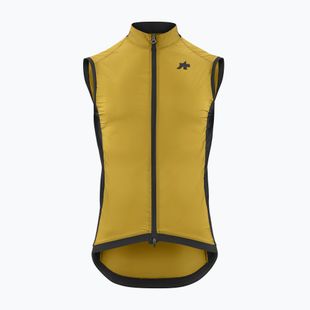 Men's cycling vest ASSOS Mille GT Wind S11 golden yellow