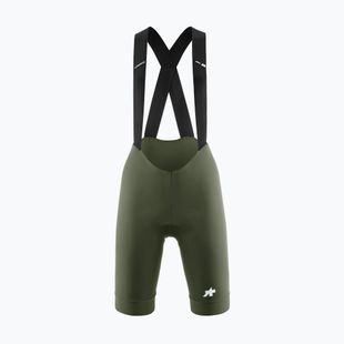 Women's cycling shorts ASSOS Uma GT S11 Bib Shorts W moss green