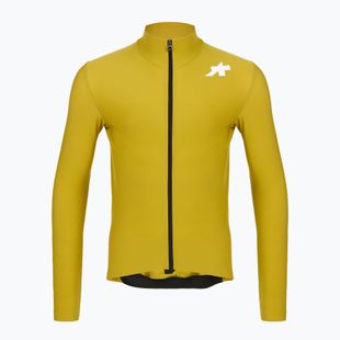Men's cycling longsleeve ASSOS Mille GT Spring Fall Jersey S11 golden yellow