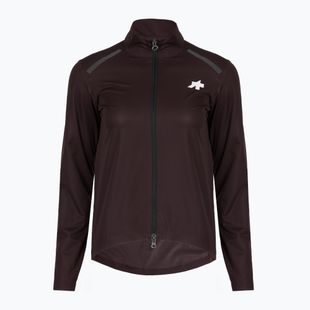 Women's cycling jacket ASSOS Mille GT Shell S11 Evo mulberry brown