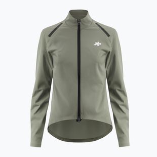 Women's cycling jacket ASSOS Mille GT Shell S11 Evo edge green