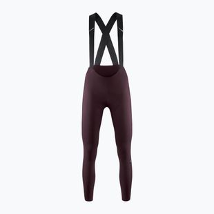 Women's cycling trousers ASSOS Uma GT Spring Fall Bib Tights S11 mulberry brown
