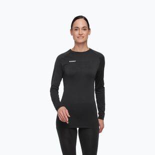 Women's thermal active sweatshirt Mammut All-Mountain Seamless BL Mid black/white