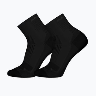 Socks Mammut Multisport Quarter Socks 2 pack black/black