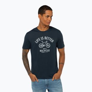 Men's T-shirt super.natural Better Bike Tee blueberry/vapor grey
