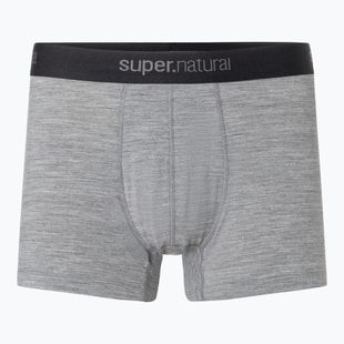 Men's thermal boxer briefs super.natural Tundra 175 cashmere grey melange