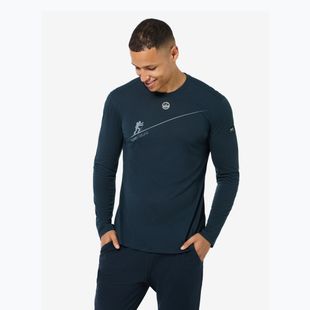 Men's longsleeve super.natural HZSG Haute Route blueberry/various