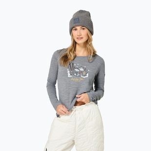 Women's longsleeve super.natural Apres Ski cashmere grey melange/various