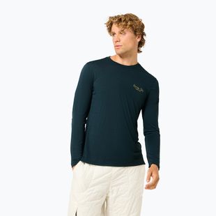 Men's longsleeve super.natural Apres Ski blueberry/various