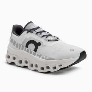 Men's On Cloudmonster allwhite running shoes