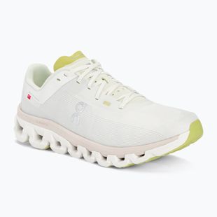 Men's On Cloudflow 4 white/sand running shoes