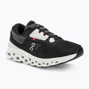 Women's On Cloudstratus 3 black/frost running shoes