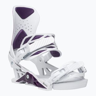 Women's snowboard bindings Jones Aurora deep purple white