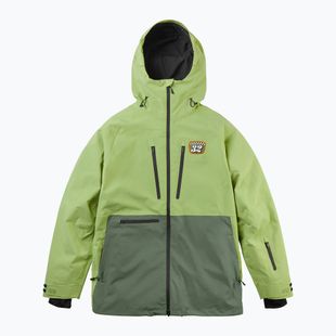 Men's snowboard jacket ThirtyTwo TM Recycled Patch X Grenier moss