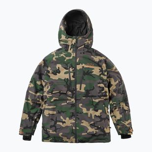 Men's snowboard jacket ThirtyTwo TM Recycled X Fava camo