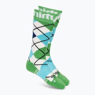 Men's snowboard socks ThirtyTwo Double green