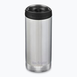 Klean Kanteen TKWide Cafe Cap 355 ml brushed stainless steel thermal mug