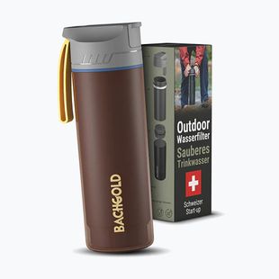 Bachgold Selfpress Waterfilter travel bottle 500ml red