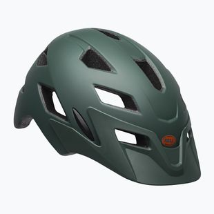 Bell Sidetrack matte dark green/orange children's bike helmet