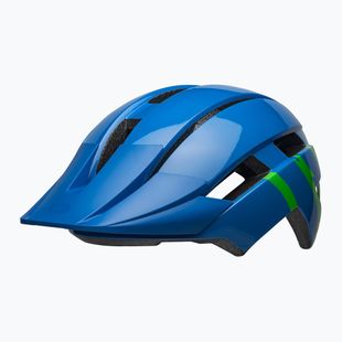 Bell Sidetrack II Integrated MIPS Jr children's bike helmet gloss blue/green