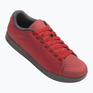 Men's platform cycling shoes Giro Deed ox blood