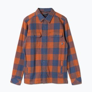 KAVU men's Northlake copper leaf shirt