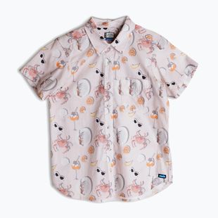 KAVU Girl Party shirt crabs m cocktails