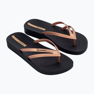 Women's flip-flops Ipanema Bossa Soft V black/gold