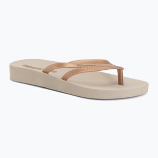 Women's flip-flops Ipanema Bossa Soft V beige/gold