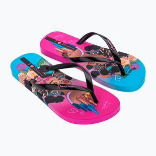 Women's flip-flops Ipanema Graffiti V pink/black/blue