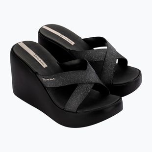 Women's slides Ipanema High Fashion II Slide black/glitter/beige